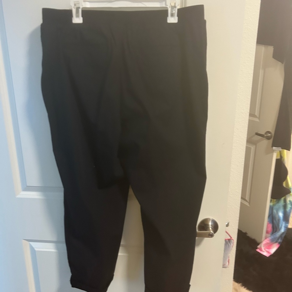 Casual cotton black pant